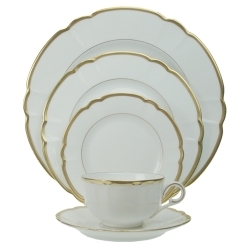 COLETTE GOLD DEMITASSE CUP & SAUCER