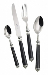 Alain Saint Joanis Marbella Black Stainless Flatware