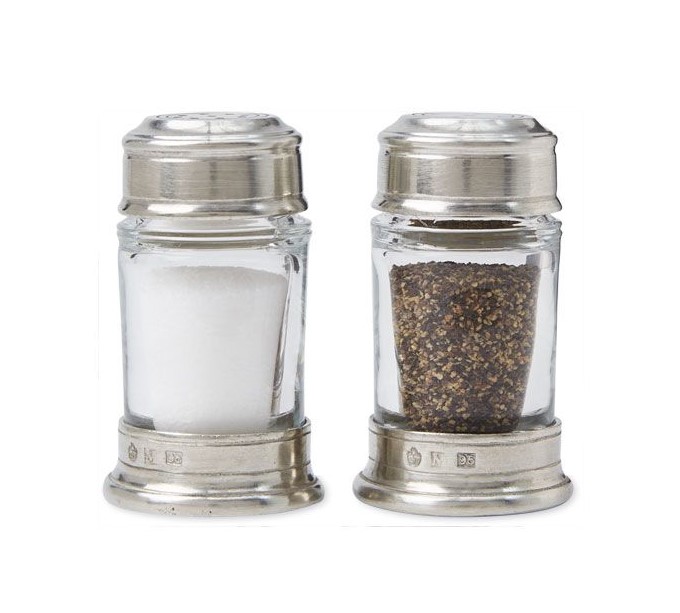 MATCH Pewter Salt & Pepper Shaker Set