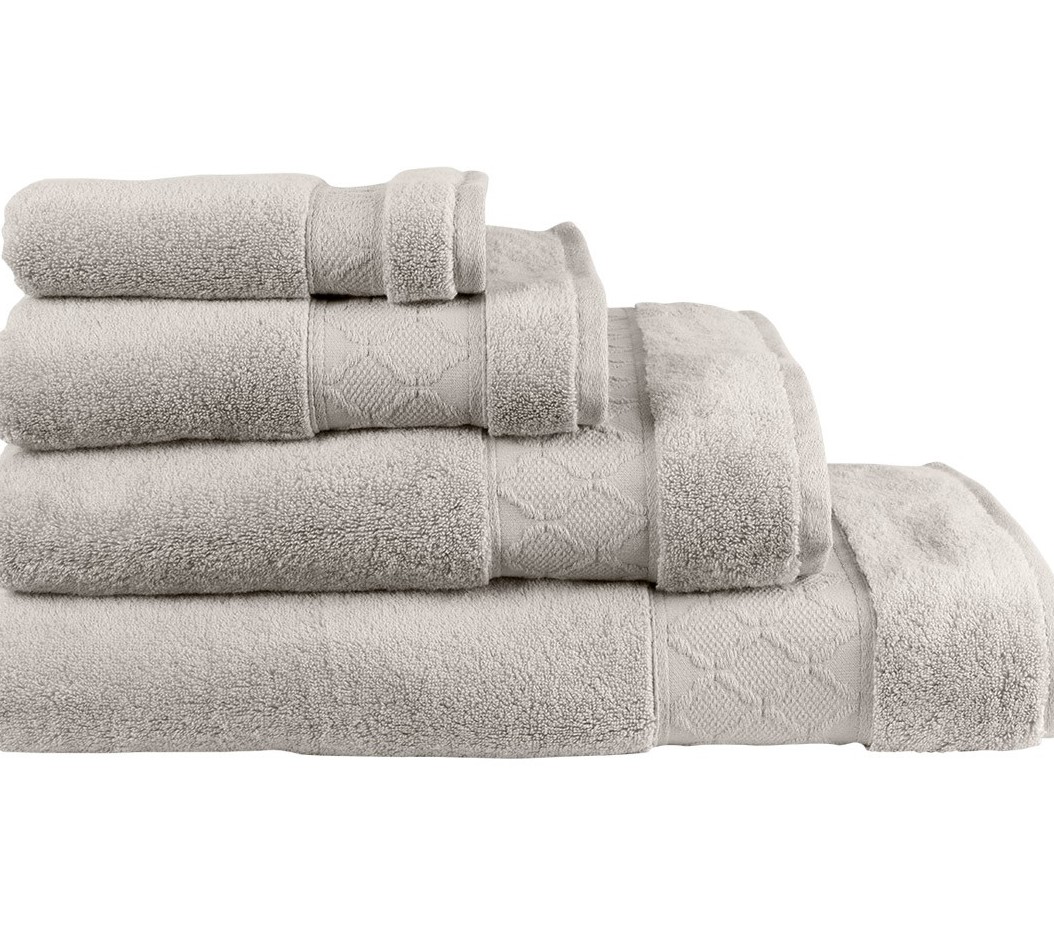 Le Jacquard Francais | Charme Grey Hand Towel by FX Dougherty Home & Gift