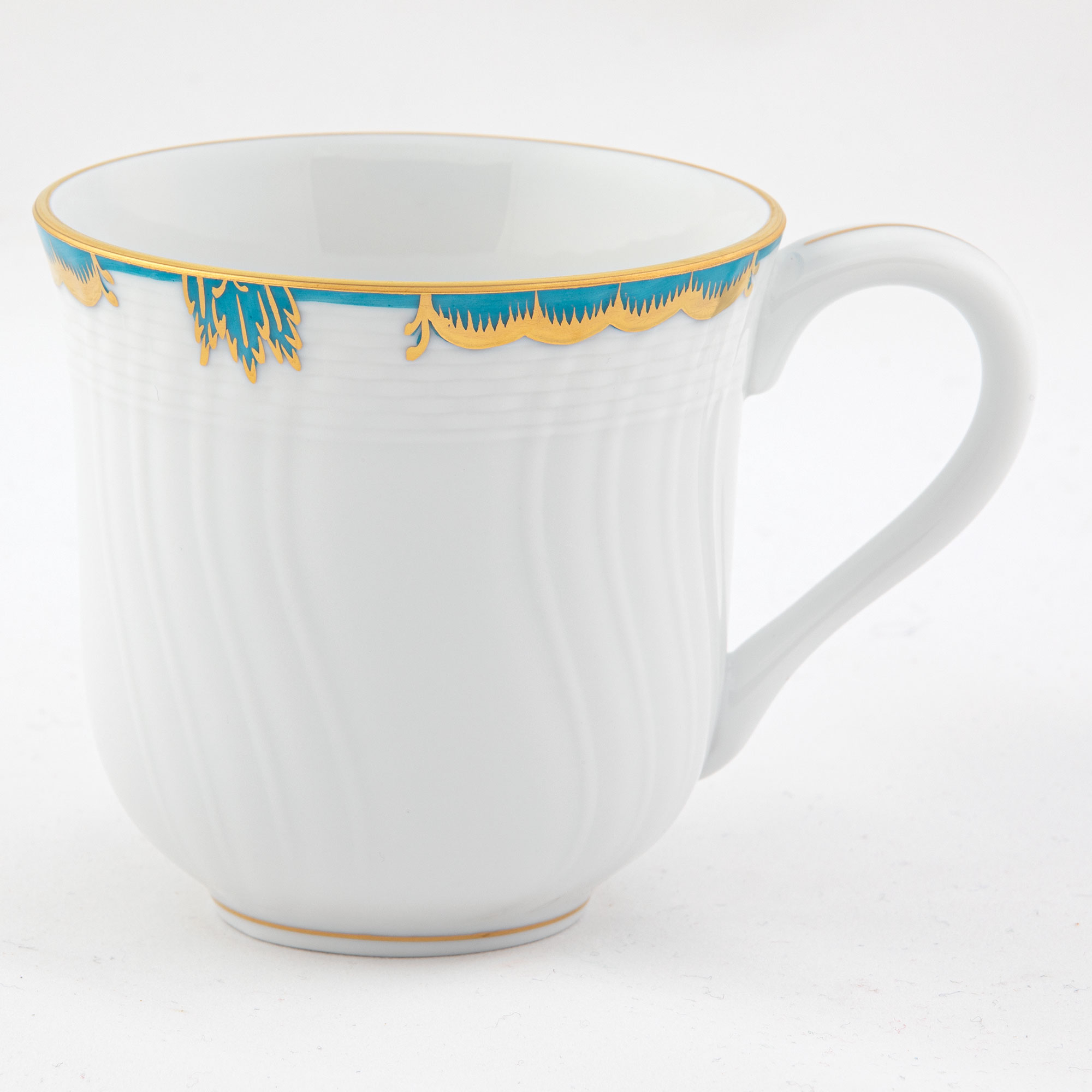 Herend Princess Victoria Turquoise Mug - 10 oz._Herend Princess