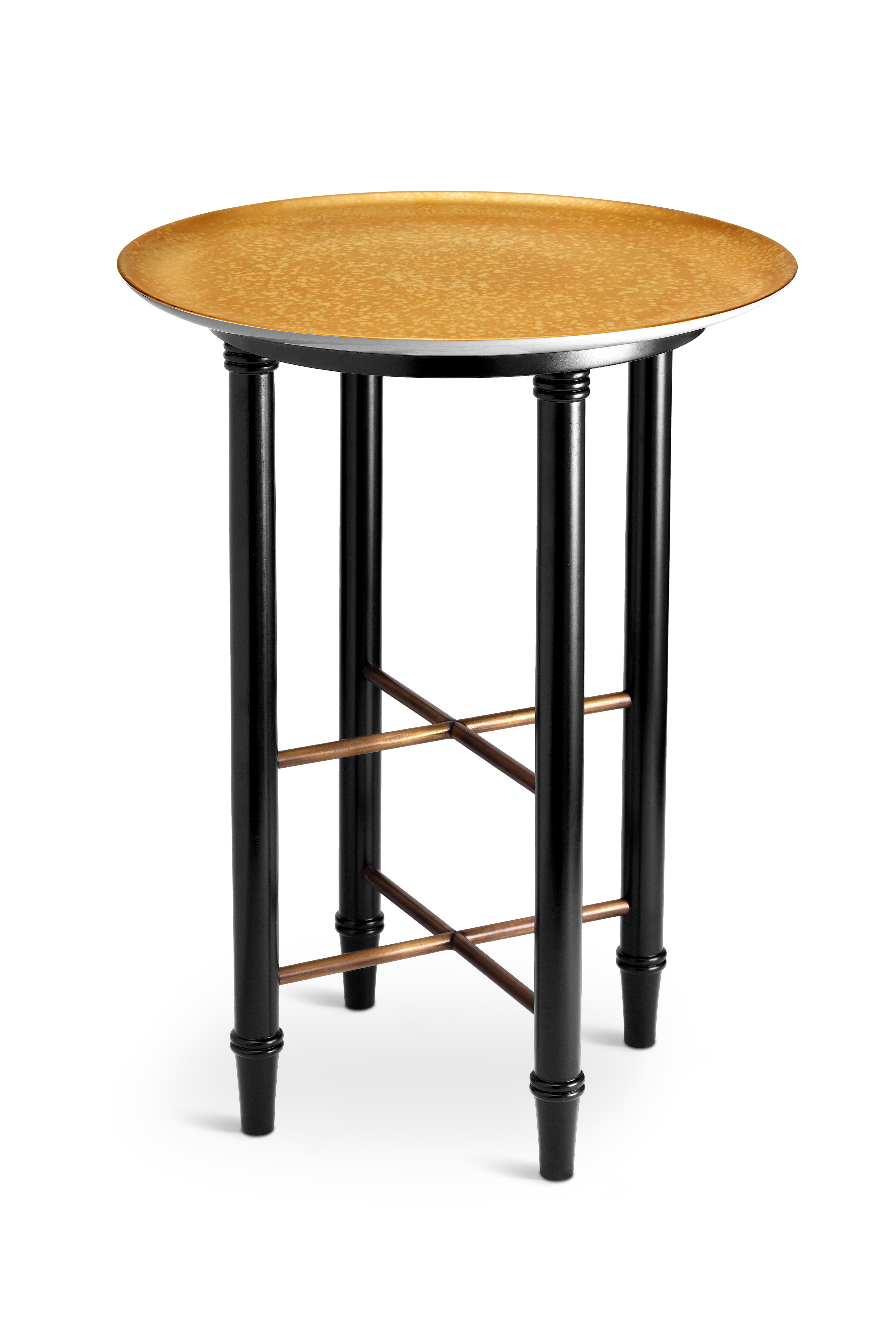 gold side stool