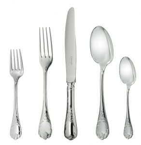 Christofle Marly Silverplate 5 Piece Setting