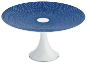 Raynaud Tresor Blue Petit Four Stand - Medium