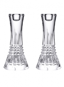 Waterford Lismore Diamond Candlesticks - 7"