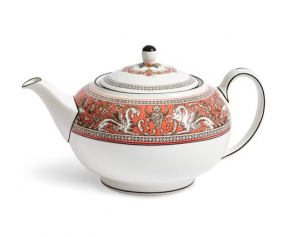 Wedgwood Florentine Salmon Teapot