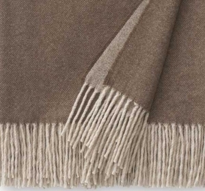 Sferra Renna Cashmere Throw - Walnut