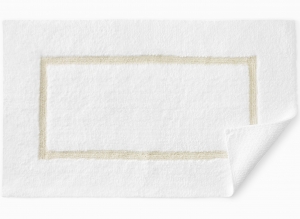 SFERRA Lindo Bath Rug White/Bisque - 23X59"