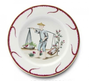 Alberto Pinto / Pinto Paris Chinoiserie Buffet Plate - #2