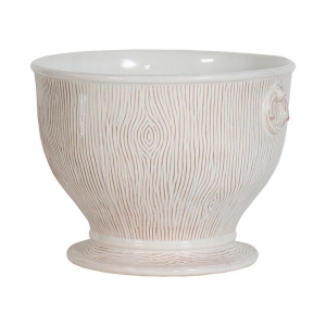 Juliska Blenheim Oak Whitewash Cachepot - 9"