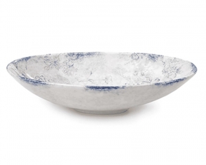 Arte Italica Giulietta Blue Oval Serving Bowl