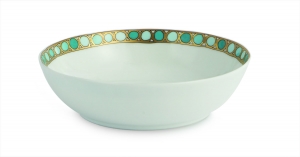 Haviland Parlon  Syracuse Turquoise Coupe Soup Bowl