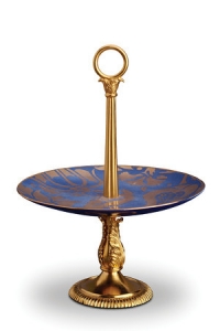 L'Objet Fortuny Dessert Server - Melagrana Blue