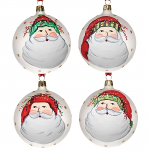 Old Saint Nick Vietri Old Saint Nick Assorted Santa Ornaments