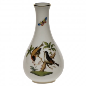 Herend Rothschild Bird Vase - 6.5"