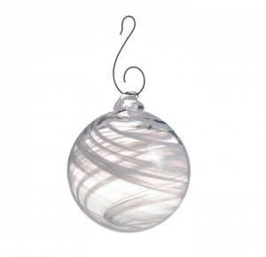 Simon Pearce Snowdrift Ornament