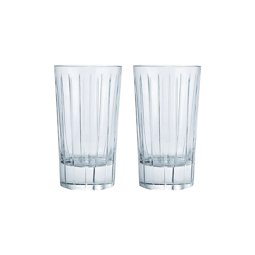 Christofle - Set of 2 Water Crystal Glasses - Iriana