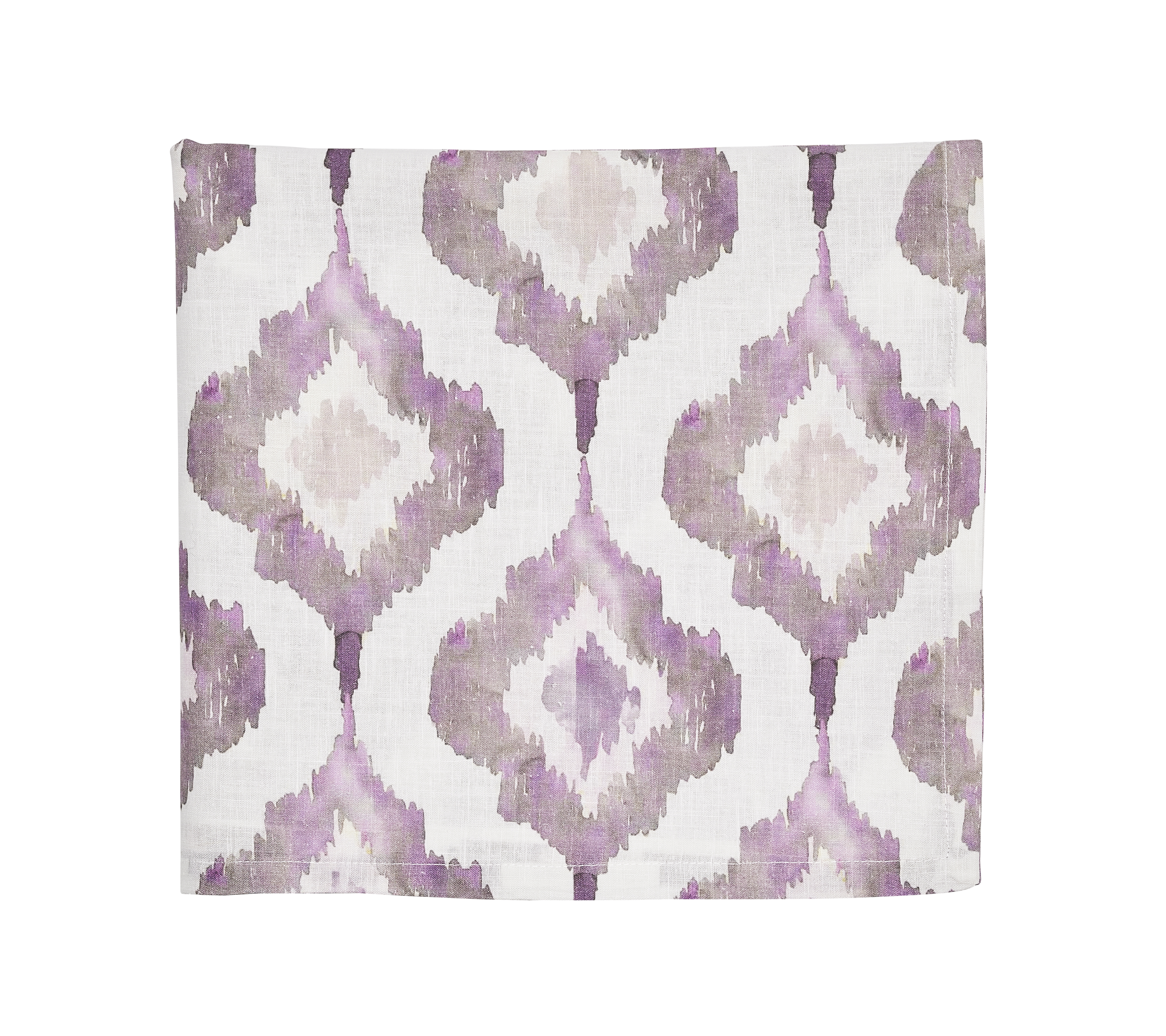 Kim Seybert Watercolor Ikat Tablecloth Fuchsia