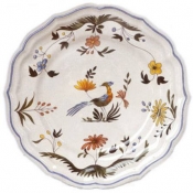 Gien Oiseaux De Paradis Dessert Plate - 9"