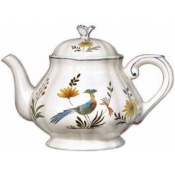 Gien Oiseaux De Paradis Teapot