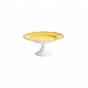 Raynaud Mazurka Or Yellow Petit Four Stand - 6.3"