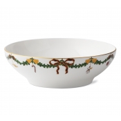 Royal Copenhagen Star Fluted Christmas Serving Bowl