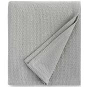 Sferra Corino Twin Blanket - Silver