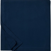 Sferra Allegra Navy Full/Queen Blanket 100X100