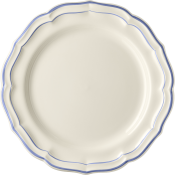 Gien Filets Bleu Dinner Plate - 10"