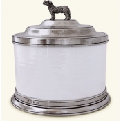 Match Convivio Cookie Jar w/Dog Finial