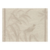 Le Jacquard Francais Voliere Beige Placemat / 21 x 15 - Set 4