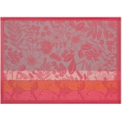 Le Jacquard Francais Cottage Pink Coated Placemat - Set 4