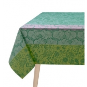 Le Jacquard Francais Cottage Green Tablecloth - 59" x 86"