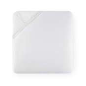 Sferra Fiona White Full Fitted Sheet 54X75X17