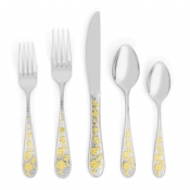 Michael Aram Orchid Gold Flatware 5 Piece Setting