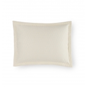 Sferra Favo Ivory Standard Sham - 21 X 26