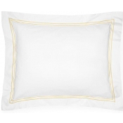 Sferra Grande Hotel White/ Banana Boudoir Sham 12X16