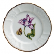 Anna Weatherley Old Master Tulips Salad Plate - Pink / White