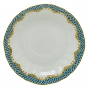 Herend Fishscale Turquoise Canton Saucer