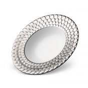 L'Objet Aegean Platinum Soup Plate