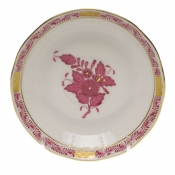 Herend Chinese Bouquet Raspberry After Dinner Saucer