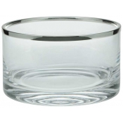 Ercuis Cerclee Straight Glass Bowl w/ Rim - 7"