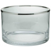 Ercuis Cerclee Straight Glass Bowl w/ Rim - 8.25"