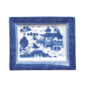 Mottahedeh Blue Canton  Rectangular Tray - Small