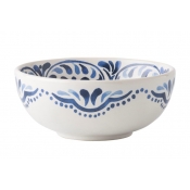 Juliska Iberian Indigo Cereal/Ice Cream Bowl