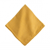 Juliska Berry Trim Saffron Napkin - Set 12