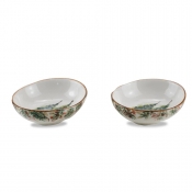 Arte Italica Natale Oval Bowl Set 2 - 4"