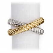 L'Objet Deco Twist Platinum + Gold / Set 4