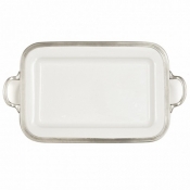 Arte Italica Tuscan Rectangular Tray with Handles