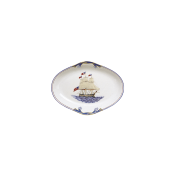 Mottahedeh American Constitution Ship Oval Tray